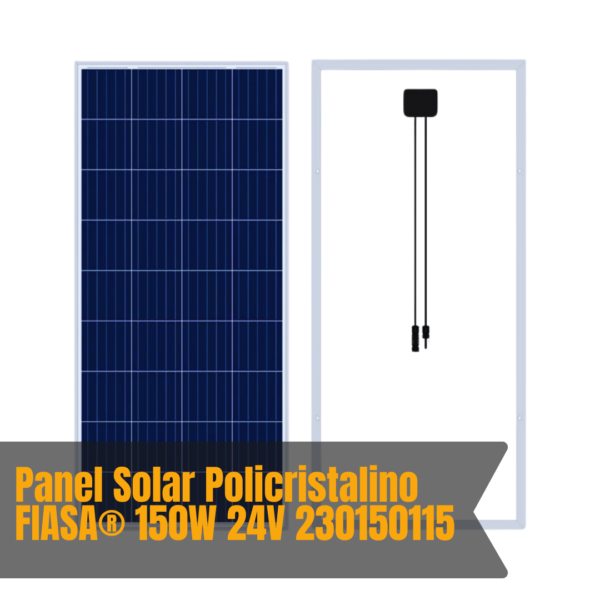 Panel Solar Policristalino FIASA® 150W 24V 230150115