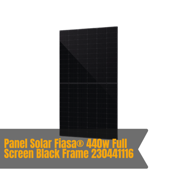 Panel Solar Fiasa® 440w Full Screen Black Frame 230441116